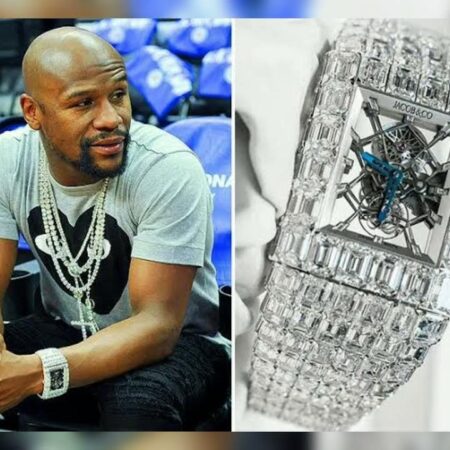 Floyd Mayweather’s Extravagant Birthday Gift: A £1.4 Million Diamond Watch