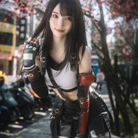 Intriguing Tifa Lockhart Cosplay